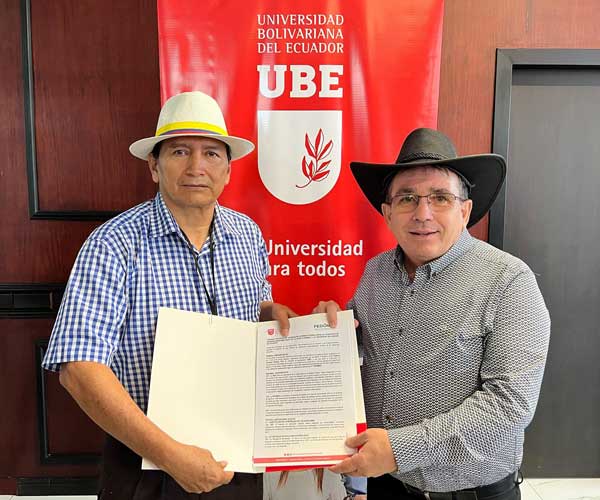 UBE y FEDOMEC firman convenios para beneficiar a los agricultores del Ecuador