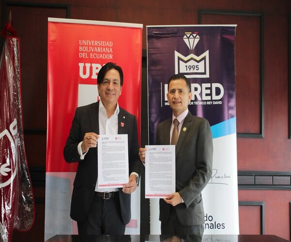 La UBE suscribe acuerdos de cooperación con el Instituto Superior Técnico Rey David (ISTRED) para fomentar educación superior de calidad.