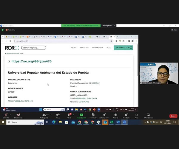 Éxito rotundo en webinar sobre cómo maximizar el impacto y la eficiencia en la gestión de la investigación a través de registros permanentes digitales