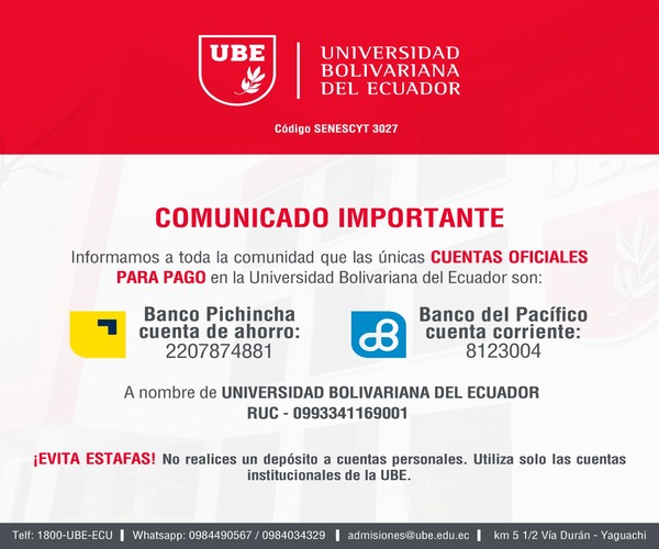 COMUNICADO IMPORTANTE