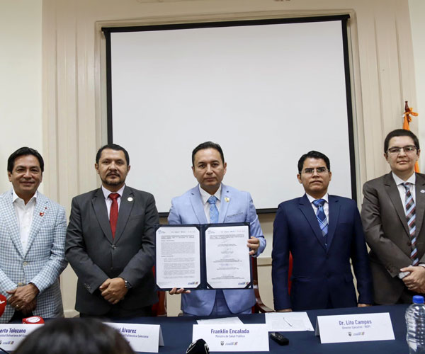 UBE firma Carta de Intención para realizar investigación sobre la contaminación por Plomo