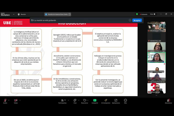 Primeros maestrantes en Administración y Dirección de Empresas de la UBE sustentan