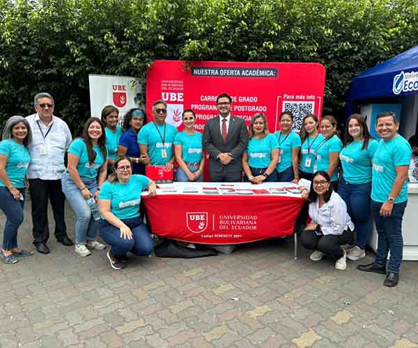 La Universidad Bolivariana del Ecuador participa en la Casa Abierta por el Día de la Mediación organizada por el Consejo de la Judicatura.