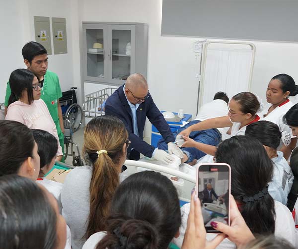 Inician los Talleres Precongreso para estudiantes de Enfermería de la UBE en el II Congreso Internacional de Ciencias de la Salud.