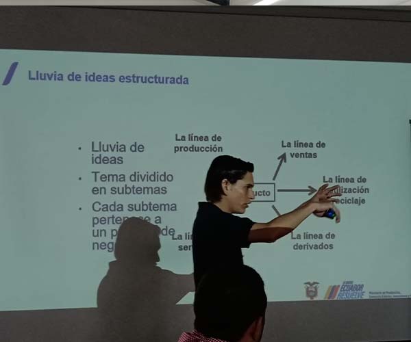 Inicio de la jornada de talleres del programa Emprende Durán  en la UBE.