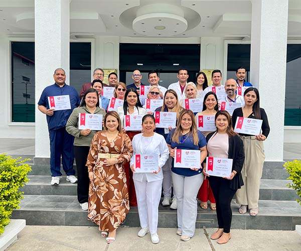 Entrega de Certificados a Talleristas y Ponentes del II Congreso Internacional de Ciencias de la Salud.