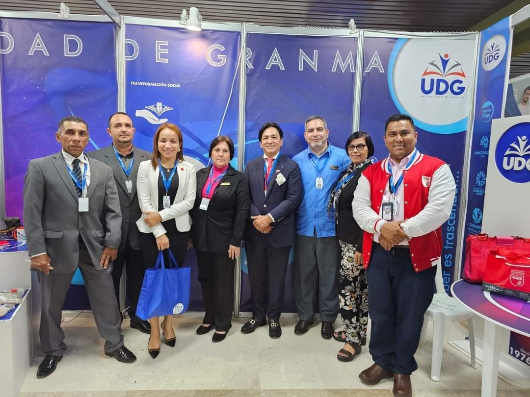 Visita de comitiva de la UBE en la Universidad de Granma