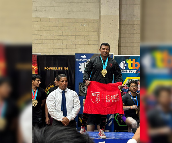 Estudiantes de la UBE logran medallas en el Torneo Selectivo Provincial Guayas 2025 de Powerlifting