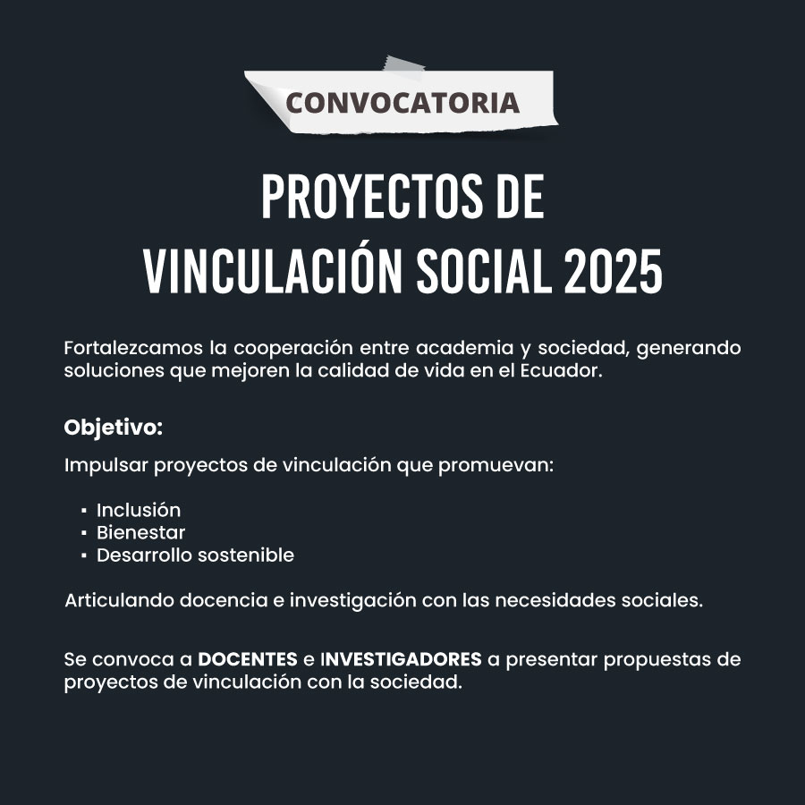 Convocatoria vinculación 2025
