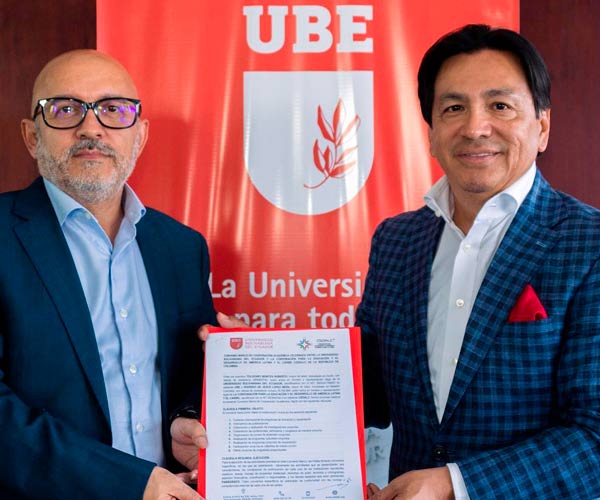 Autoridades de la UBE firman convenio con la CEDALC