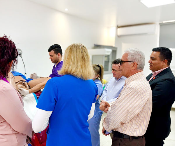 Rectora de la Universidad de Ciencias Médicas de La Habana visita la UBE