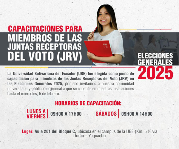 Capacitación para las Elecciones Generales 2025