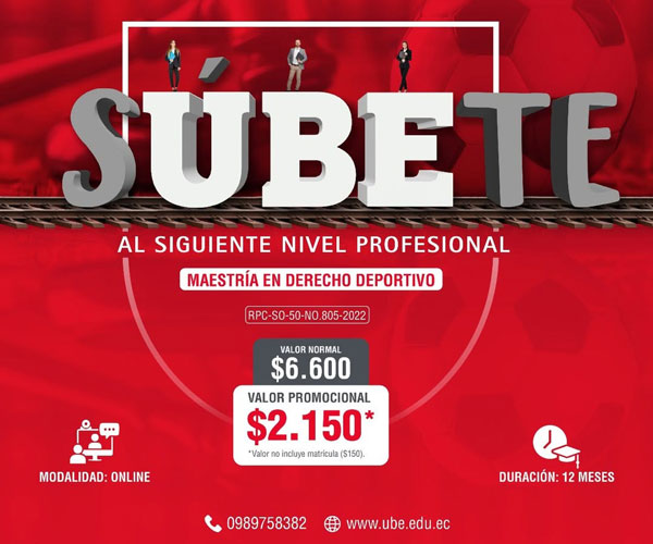 Maestría en Derecho Deportivo