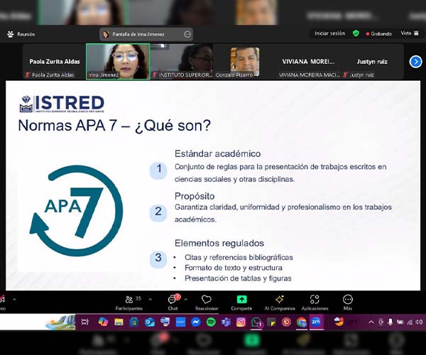 CRAI capacita al equipo de ISTRED en herramientas fundamentales para la investigación