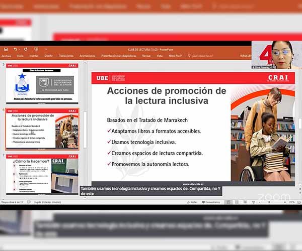 UBE participa en el lanzamiento de RELALIA para impulsar la lectura accesible en América Latina
