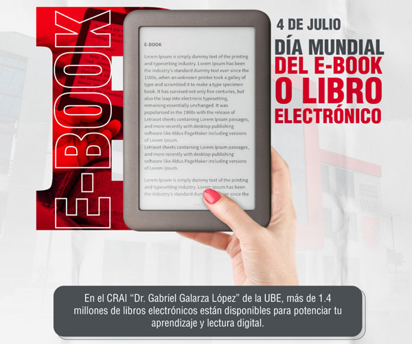 En el marco del Día Mundial del Ebook la UBE celebra el acceso libre y moderno al conocimiento. 