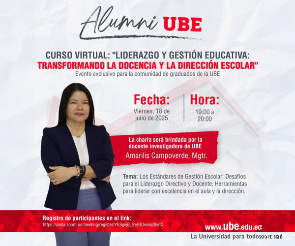 ¡Atentos Alumni UBE!