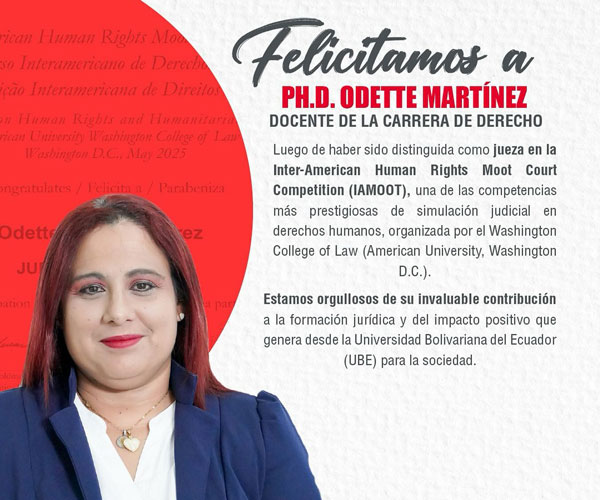 ¡Nuestra profesora brilló en las grandes ligas del Derecho! 