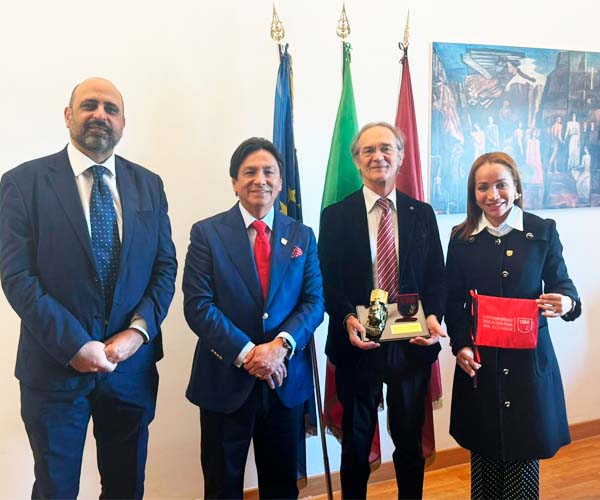 UBE impulsa su proyección global con una visita académica a la Università di Roma “La Sapienza”