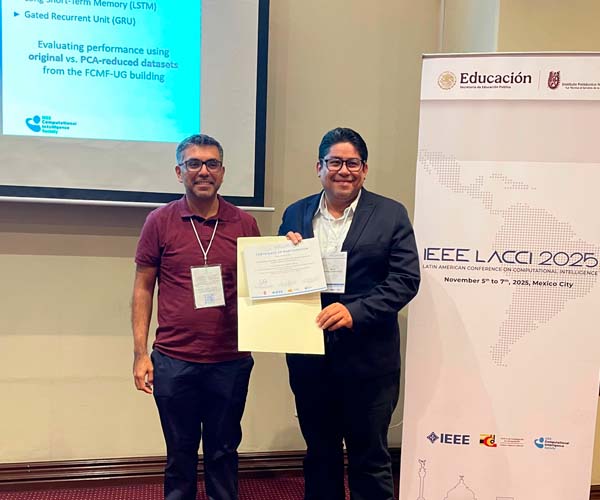Resultados de Investigación de la UBE se proyectan internacionalmente en el IEEE LA-CCI 2025