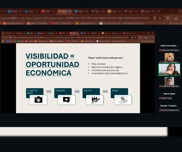  UBE desarrolló webinars sobre herramientas digitales e inteligencia artificial para emprendimientos locales