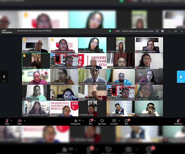UBE da la bienvenida a nueva cohorte de maestrantes en nueve programas de postgrado
