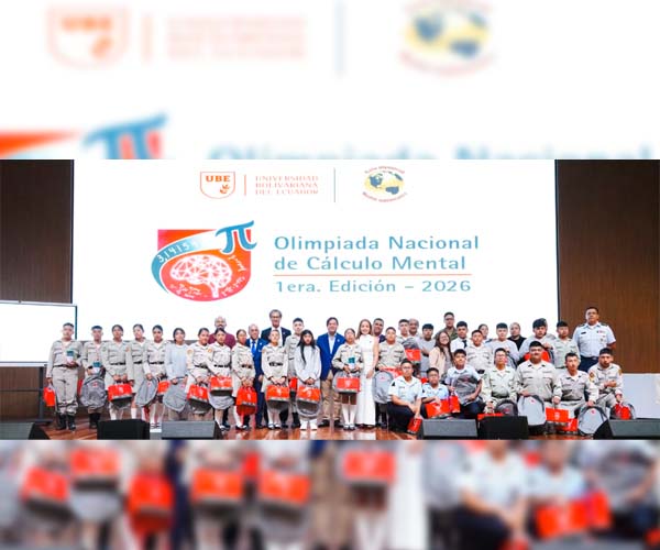 UBE premia a los campeones de la Primera Olimpiada Nacional de Cálculo Mental