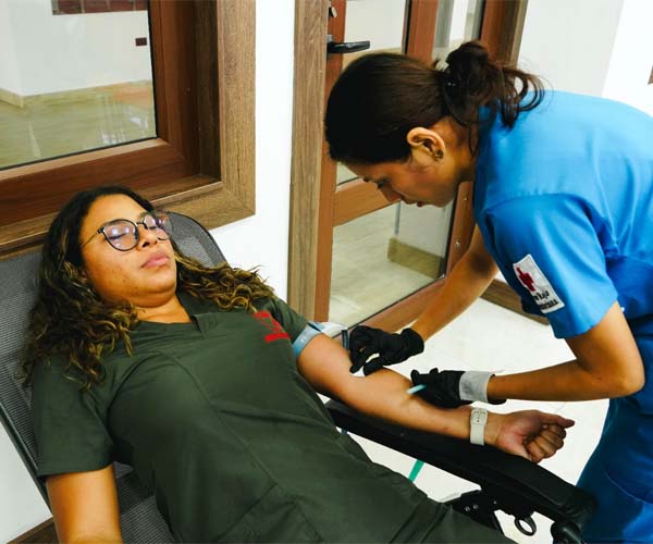 UBE desarrolla con éxito su VI Campaña de Donación Voluntaria de Sangre.