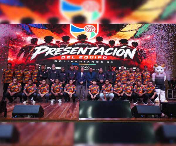 Bolivarianos Sporting Club presenta a su equipo masculino para el Torneo Universitario de la FEF